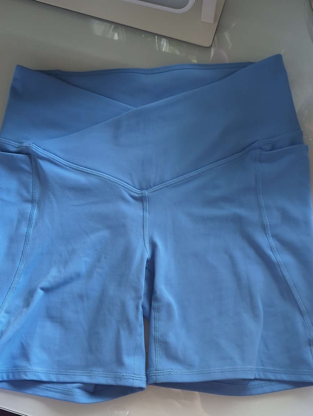 Fabletics PureLuxe Sky Blue Active Top